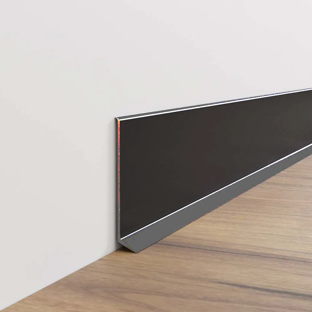 Металлический Плинтус MetraLite Антрацит 05 Металлический Плинтус MetraLite Антрацит 05