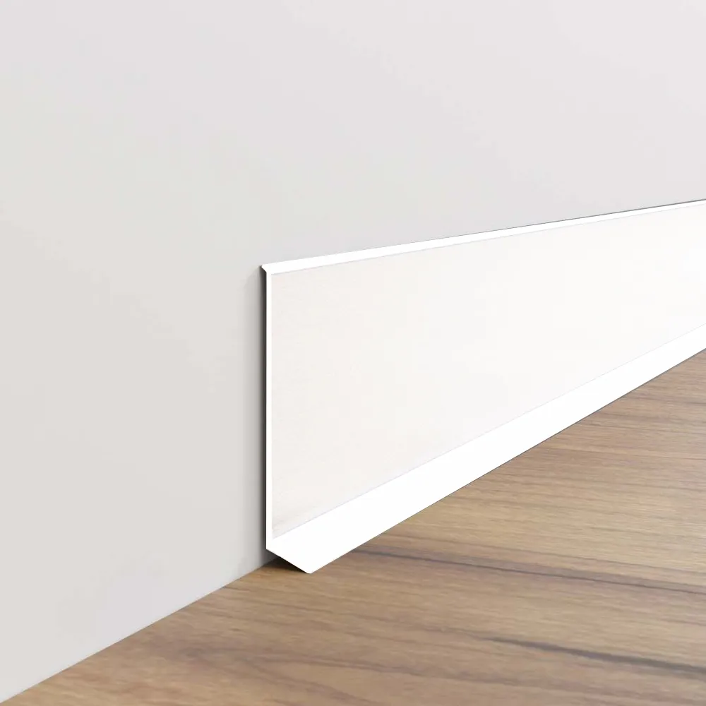 Металлический Плинтус MetraLite Белый 04 Металлический Плинтус MetraLite Белый 04